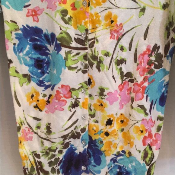 CHARLOTTE TARANTOLA ANTHRO Floral Cardigan Small - Picture 4 of 8